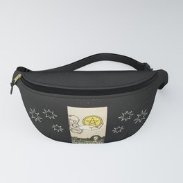 ACE OF PENTACLES / BLACK Fanny Pack