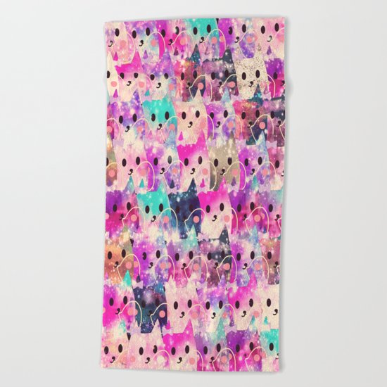 lovely cats-314 Beach Towel
