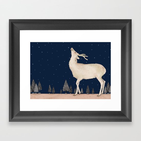 Winter is coming Framed Art Print