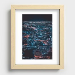 Eureka Tower Over Southwharf, Melbourne Recessed Framed Print