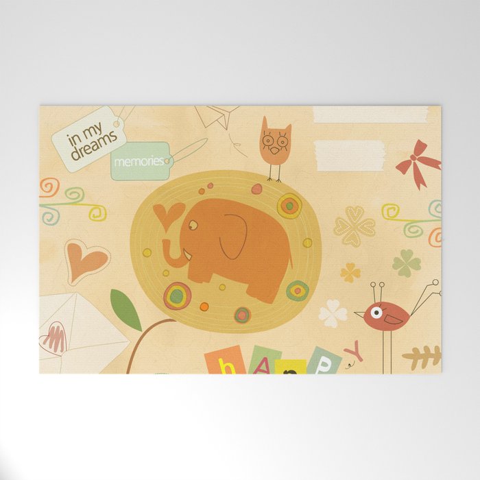 happy imagination Welcome Mat