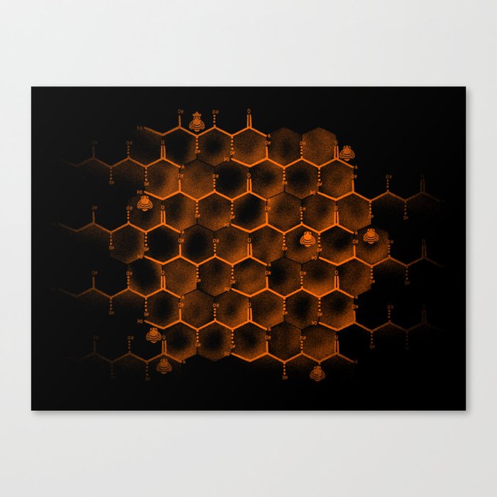 Glucose Hive Canvas Print
