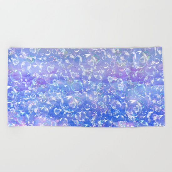 Love is in the air Beach Towel