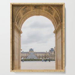 The Louvre Framed - Paris Photography Serving Tray