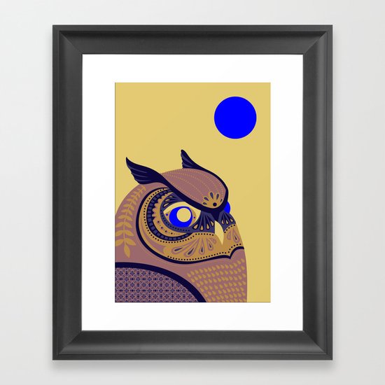 Night Owl Framed Art Print