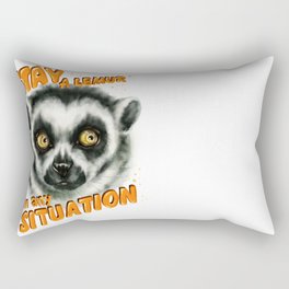 always be a lemur Rectangular Pillow