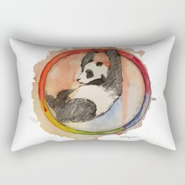 Panda Color Wheel Rectangular Pillow