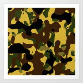 Camouflage Pattern Art Prints For Any Decor Style Society6