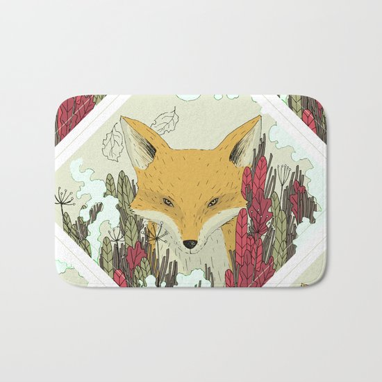 fox Bath Mat