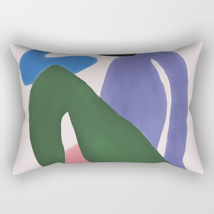 Coloured Organic Body Rectangular Pillow