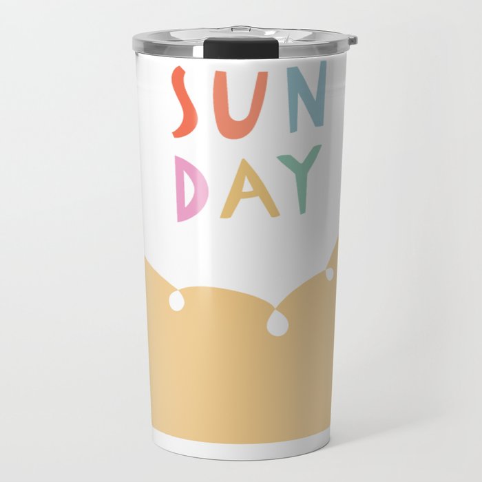 Sunday in Yellow Travel Mug