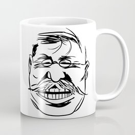 Face President Theodore Roosevelt Coffee Mug