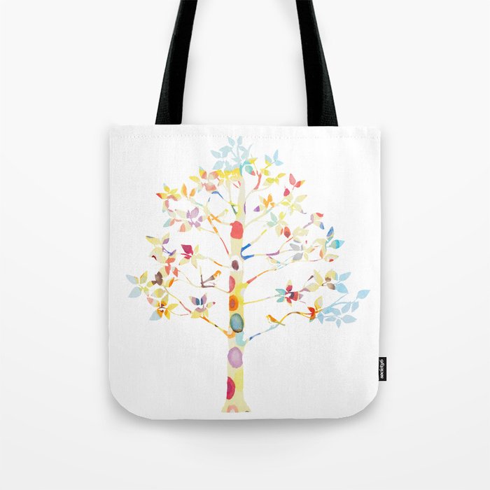 Color Tree Tote Bag