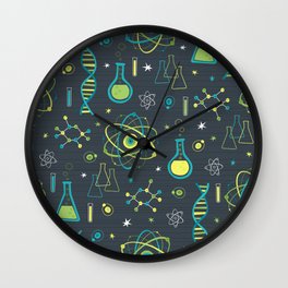 Midcentury Modern Science Wall Clock