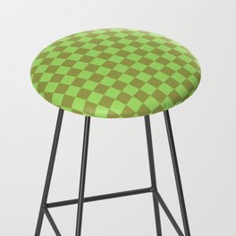 Y2K Checkerboard Bar Stool