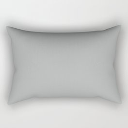 FRENCH GREY Neutral solid color  Rectangular Pillow