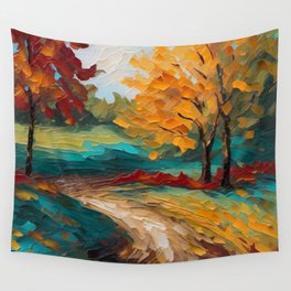 Fall in the Country II Wall Tapestry
