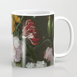 Jan Davidsz de Heem - Still Life with Flowers in a Glass Vase Coffee Mug