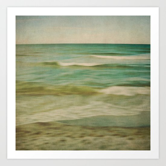 sea square X Art Print