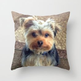 Yorkshire Terrier Dog - Always Thinking of You Throw Pillow