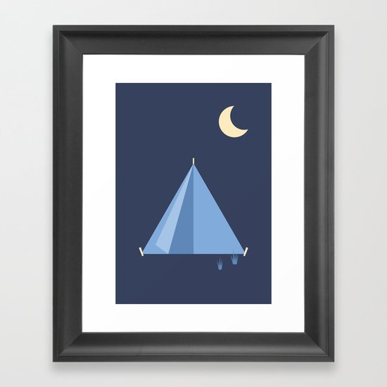 #83 Tent Framed Art Print