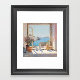 Ocean Breeze and Sunshine Framed Art Print
