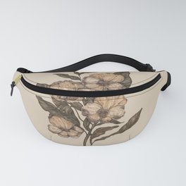 Pansy Fanny Pack | Vintage, Illustration, Love, Other, Valentine, Painting, Pansies, Flora, Nature, Curated 