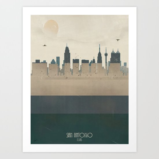 san antonio texas Art Print