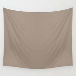 Neutral Gray Taupe Single Solid Color Coordinates with PPG Rapid Rock PPG15-19 Down To Earth Wall Tapestry
