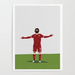 Mo Salah - Liverpool Player - Salah Football Poster Poster