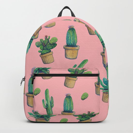 cactus pink2 Backpack