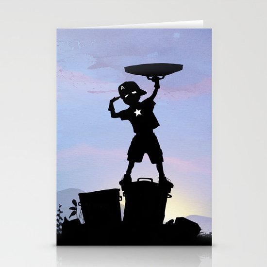 Captain Kid Stationery Cards