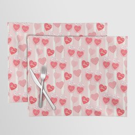 Valentine's Day Mugs Pattern Placemat