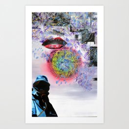 MY OWN COMPLET Art Print | Painting, Abstract, Pop Surrealism, Pop Art 
