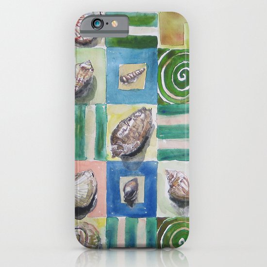 Shell and stripes iPhone & iPod Case