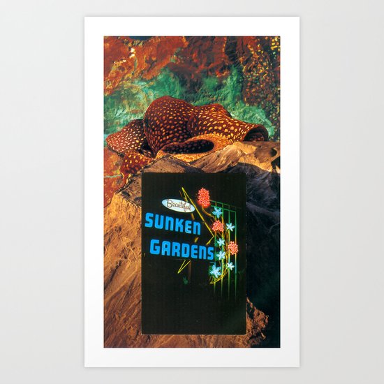 Sunken Gardens Art Print