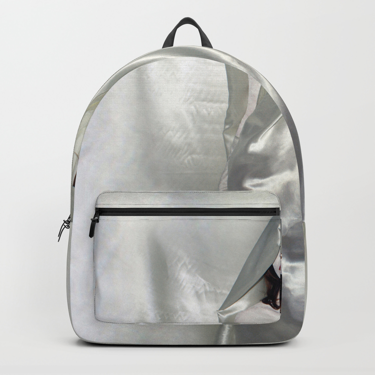 justice silver backpack