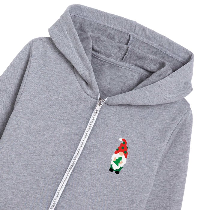 James the holiday gnome Kids Zip Hoodie