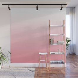 OMBRE PEACHY PINK COLOR Wall Mural