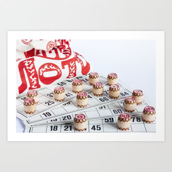 Lotto Art Print