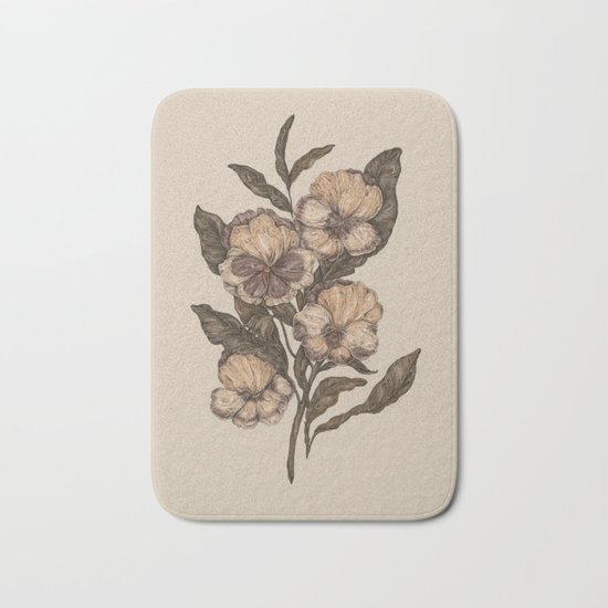 Pansy Bath Mat