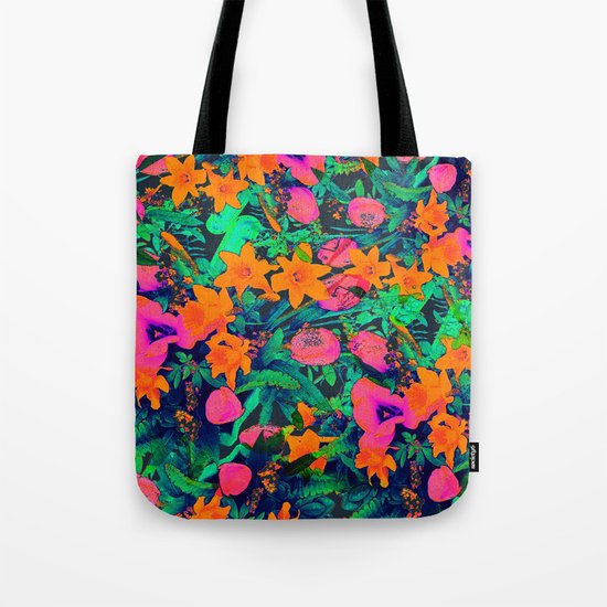 CRAZY FLOWERS Tote Bag