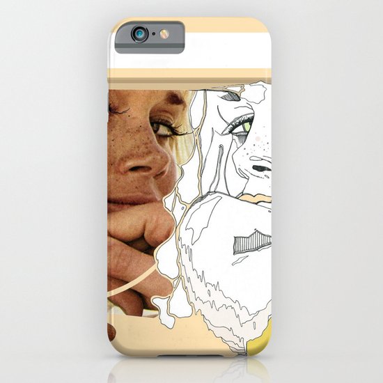 vintage peach iPhone & iPod Case