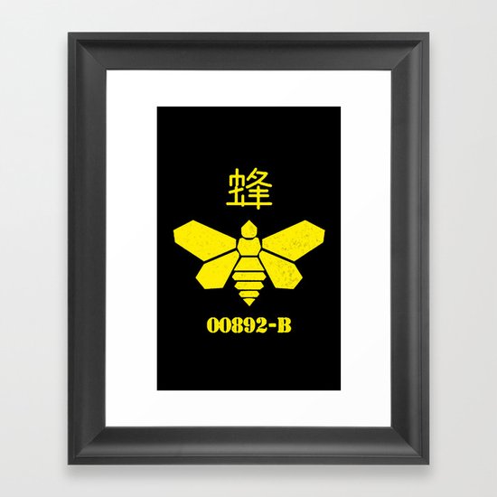 Heisenberg - Breaking Bad 892B Golden Moth Framed Art Print