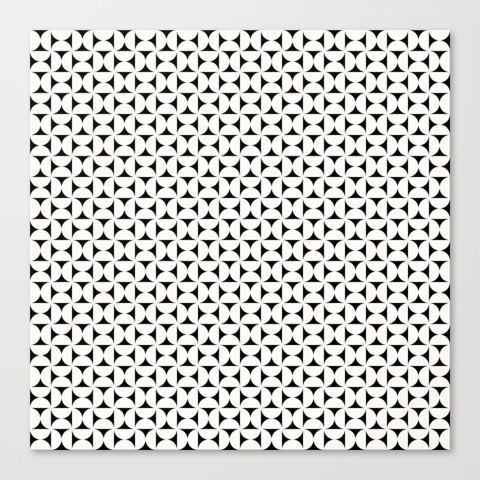 Patterned Geometric Shapes XIX Canvas Print