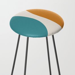 Modern Minimal Arch Abstract LXIII Counter Stool
