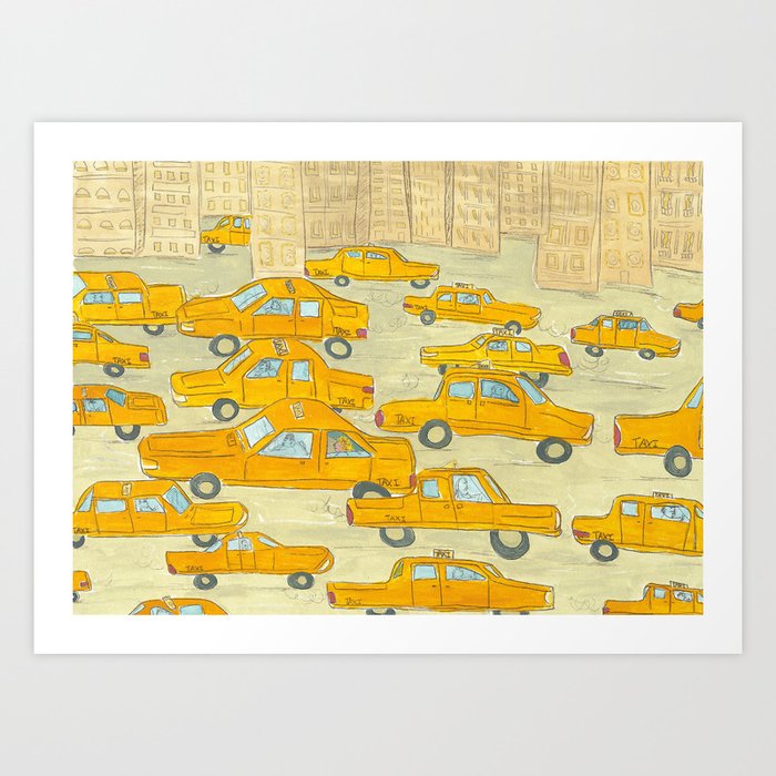 Taxis Art Print