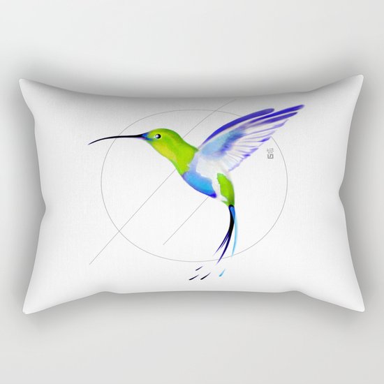 Under the Sign of Colibri Rectangular Pillow