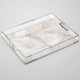 Beige Marble Texture Acrylic Tray