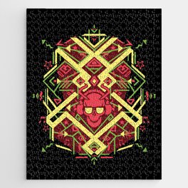 Undead Music Lover Design (red) Jigsaw Puzzle